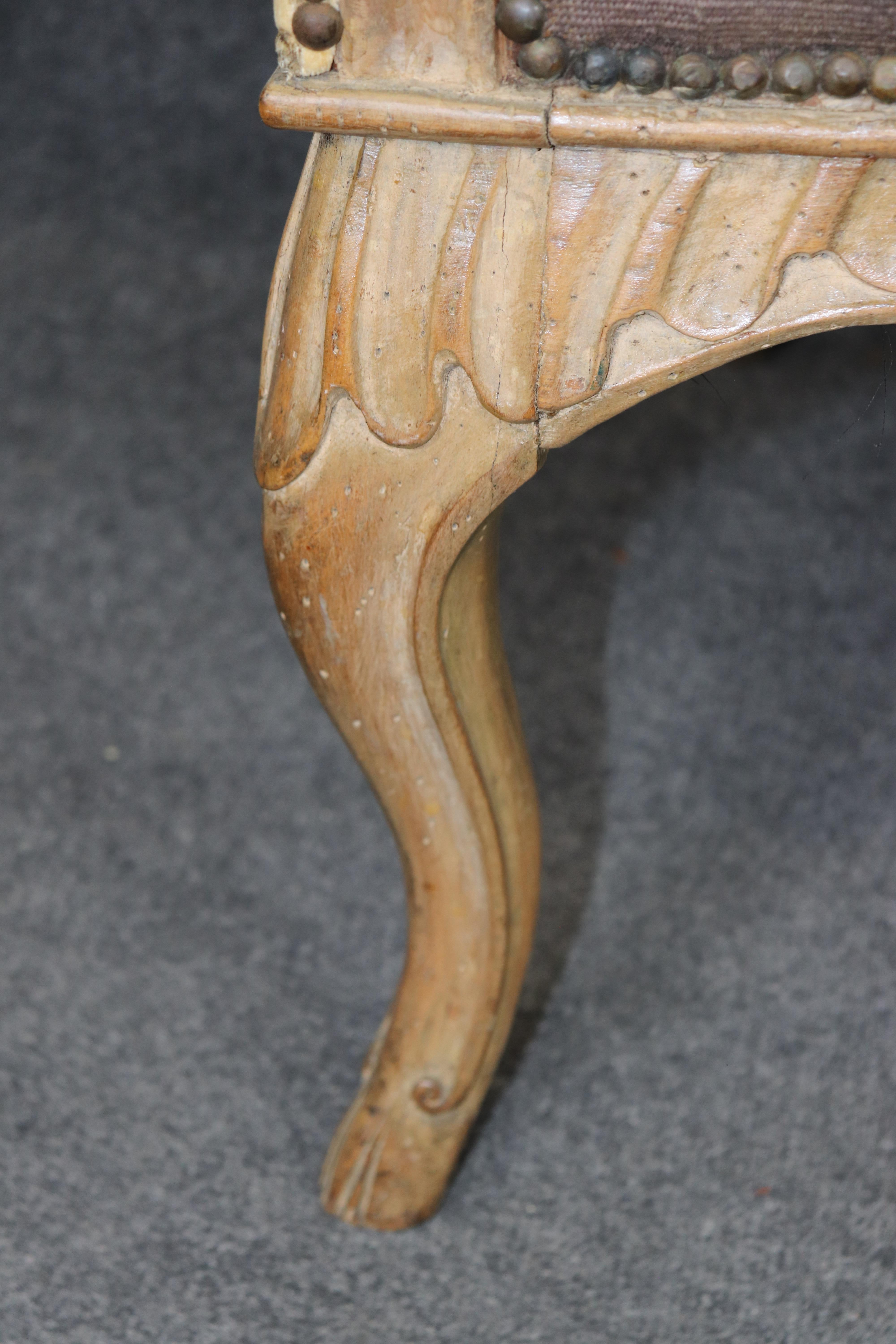 Fantastische Needlepoint gepolstert venezianischen oder italienischen Louis XV Style Settee im Angebot 3