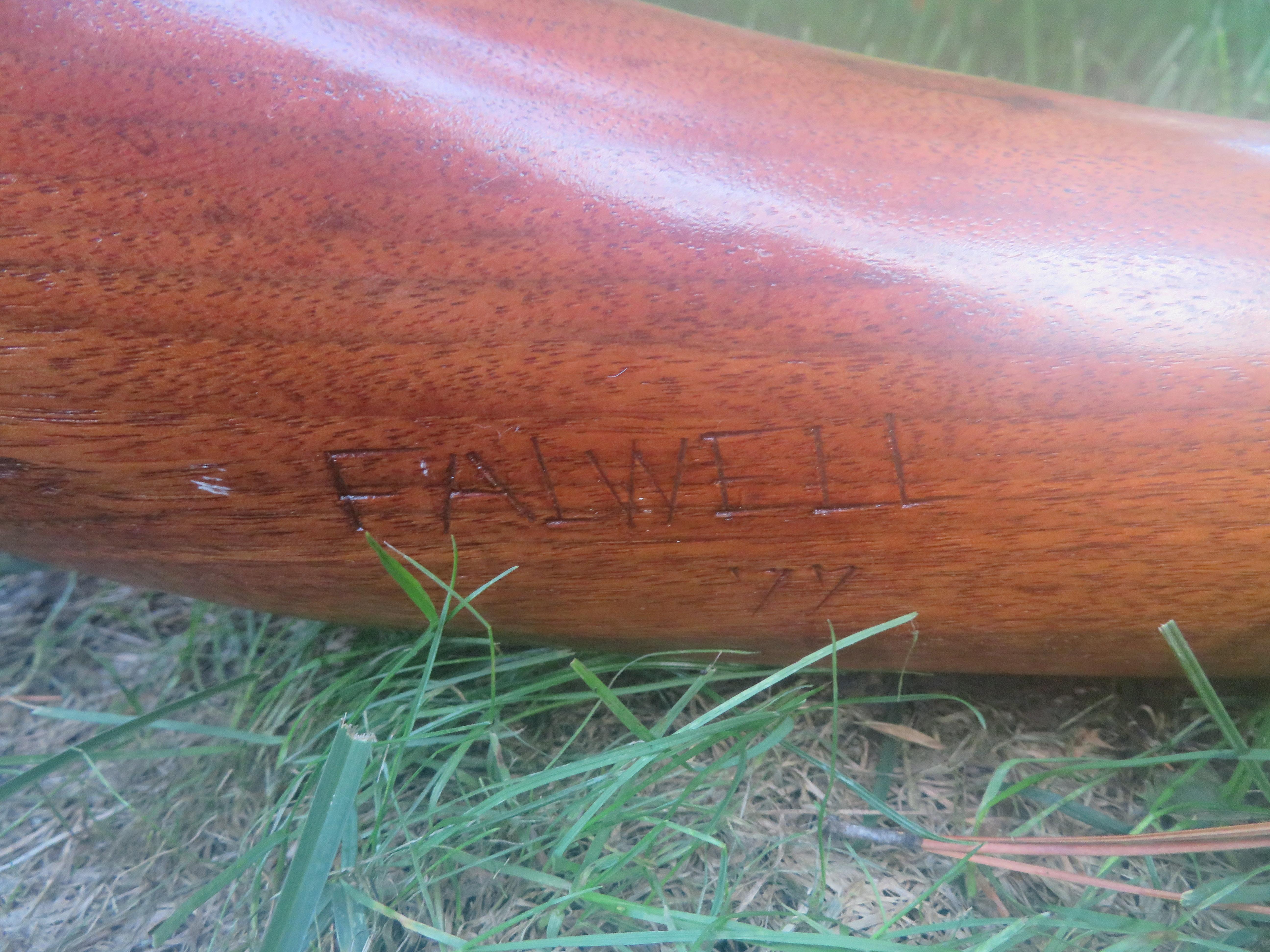 Fantástica mecedora y otomana Bobby Falwell Organic Modern Mid-Century en venta 1