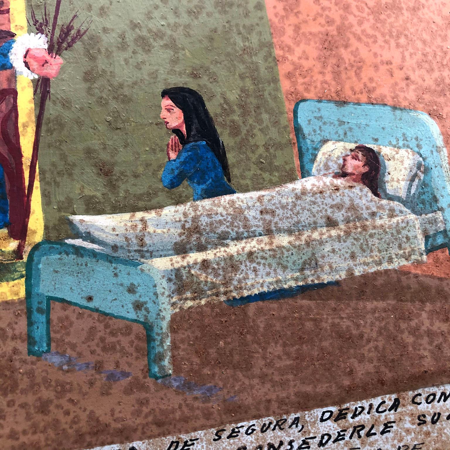 Fantastic Original Mexican Retablo 