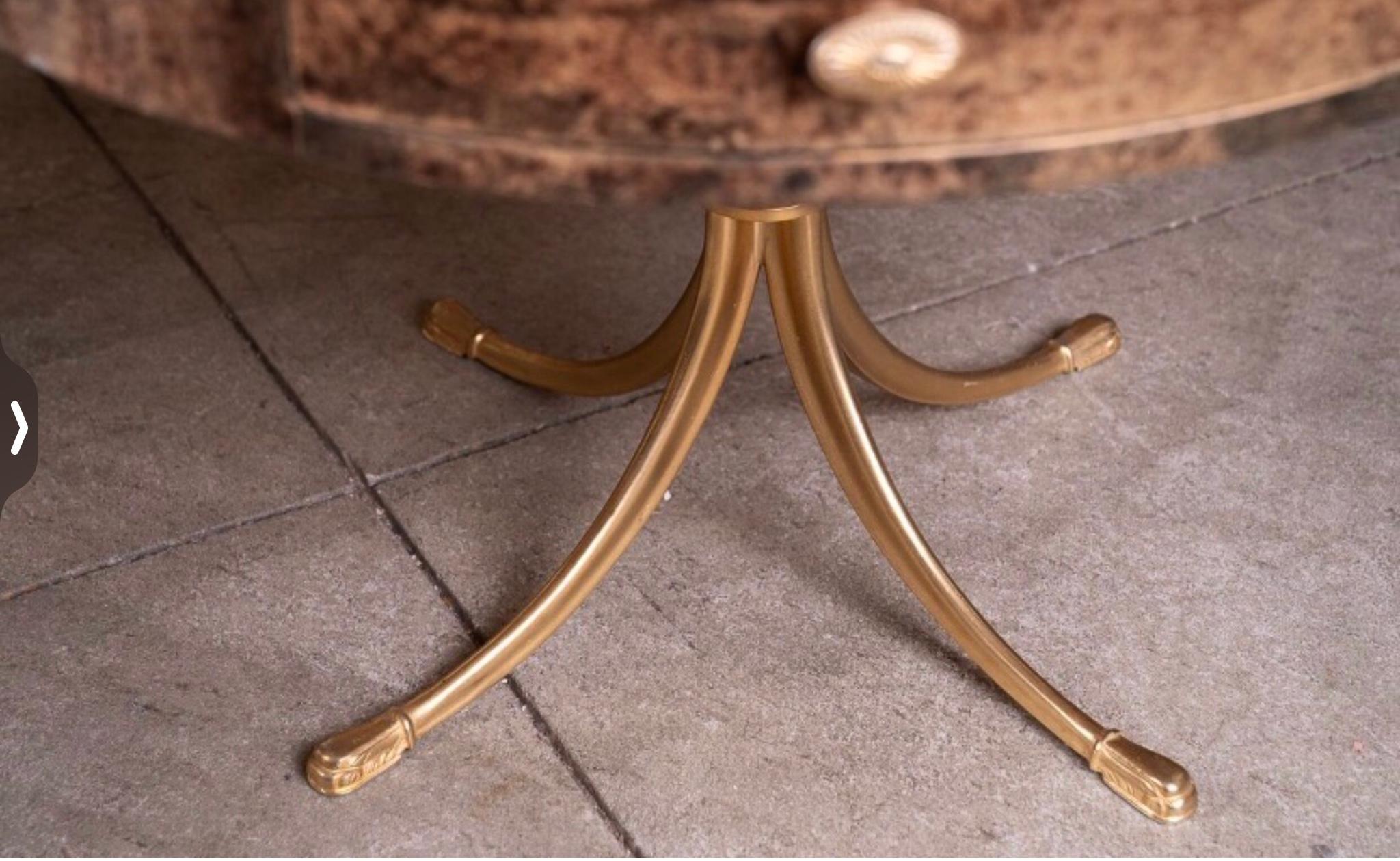 Leather Fantastic Pair of Aldo Tura Lacquered Tables For Sale
