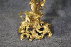Fantastic pair of Bronze French Rococo Candlelabra with Cherubs Putti