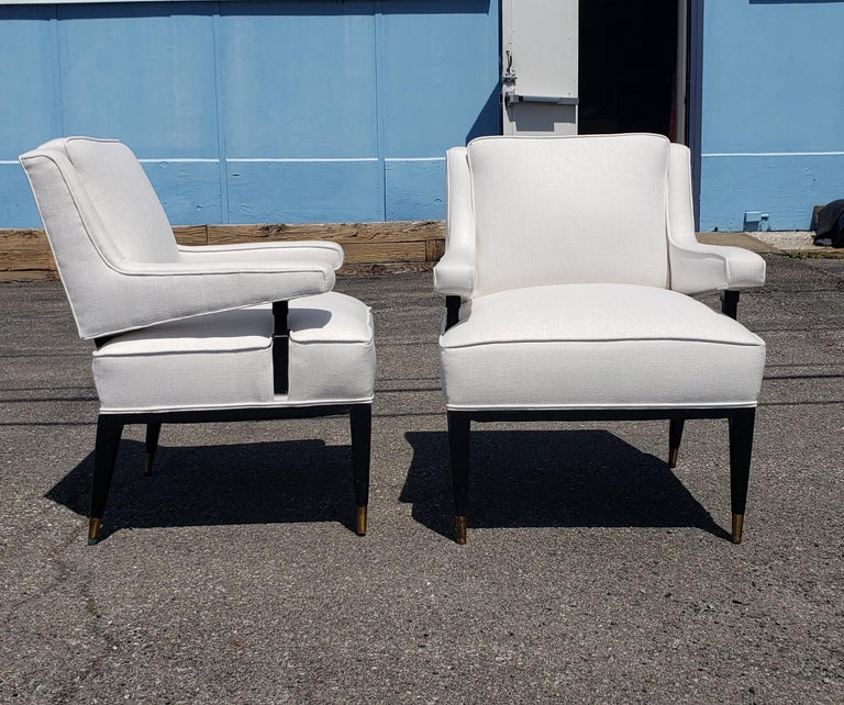 Fantastic Pair of Mid Century Lounge Chairs For Sale at 1stDibs
