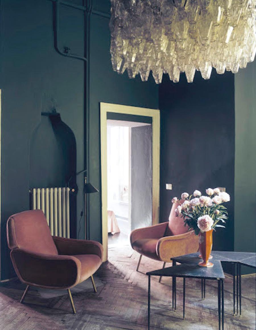 Glass Fantastic Pair of Poliedri Chandeliers in the Style of Carlo Scarpa  For Sale