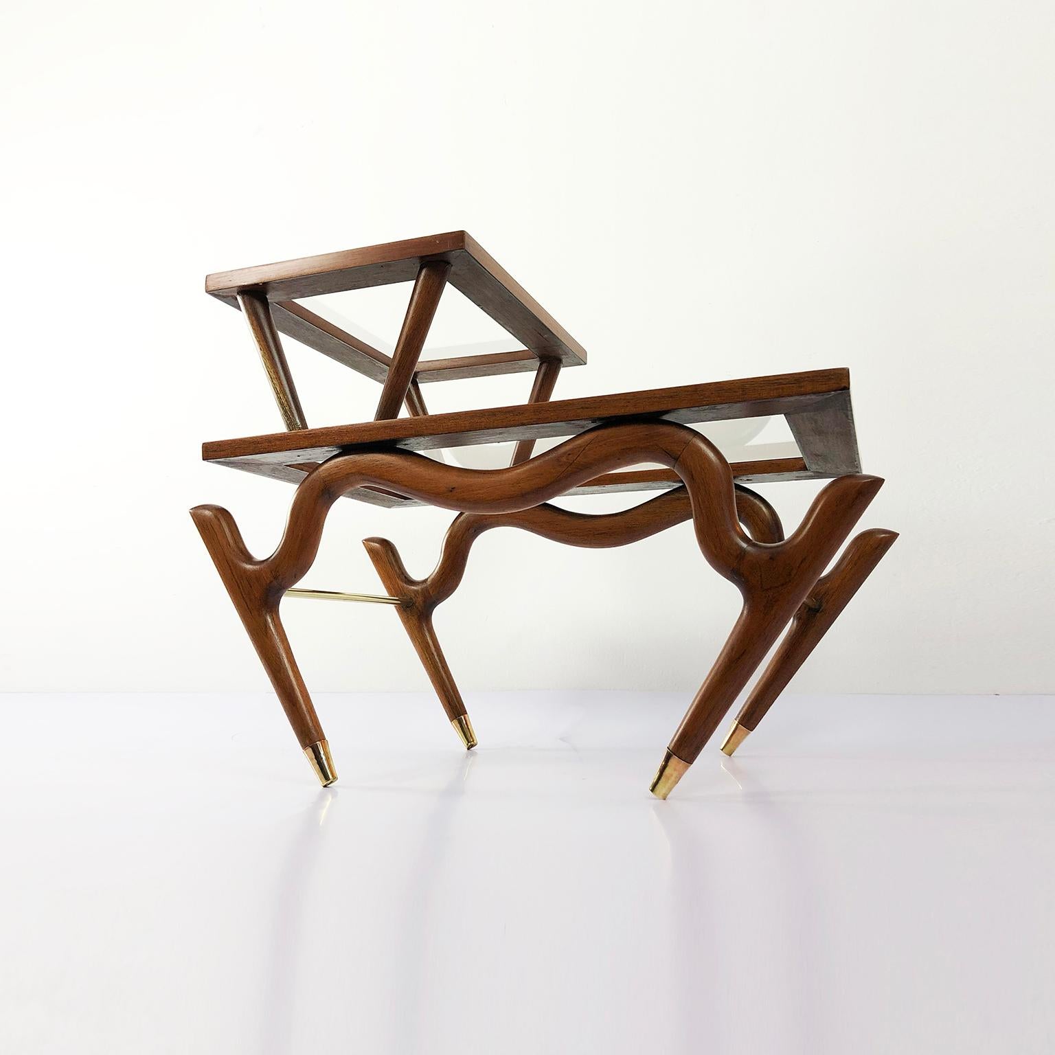 Fantastic Pair of Side Tables Designed by Eugenio Escudero In Good Condition In Mexico City, CDMX