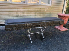 Fantástica Consola de Pared Paul Evans Brutalista Goop Moderna de Mediano Siglo