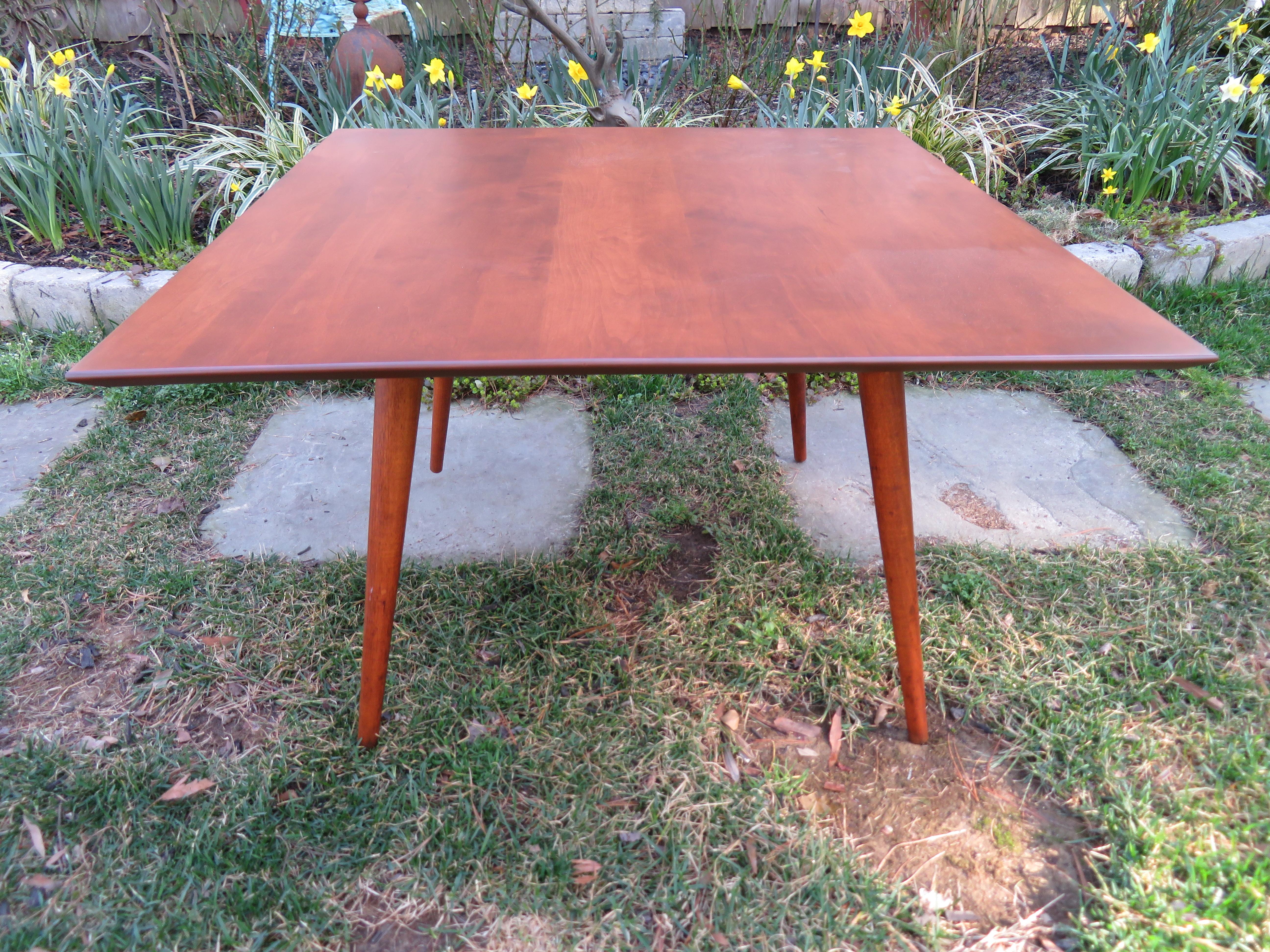 Fantastic Paul McCobb for Planner Group Mid Century Square Coffee Table For Sale 2
