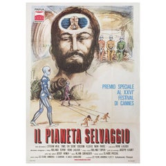 Fantastic Planet 1974 Italian Due Fogli Film Poster