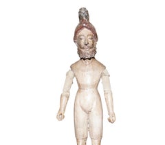 Fantastic Prussian Army Composed by 9 Soldiers Made of Wood, circa 1800