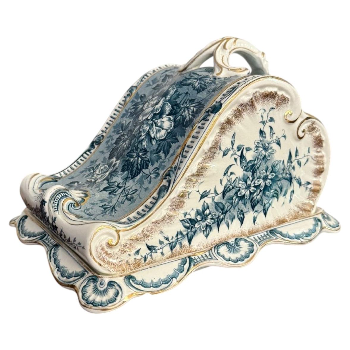 Fantastic quality antique cheese dish and cover