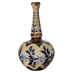 Fantastic quality antique Doulton Lambeth vase by Emily Stormer
