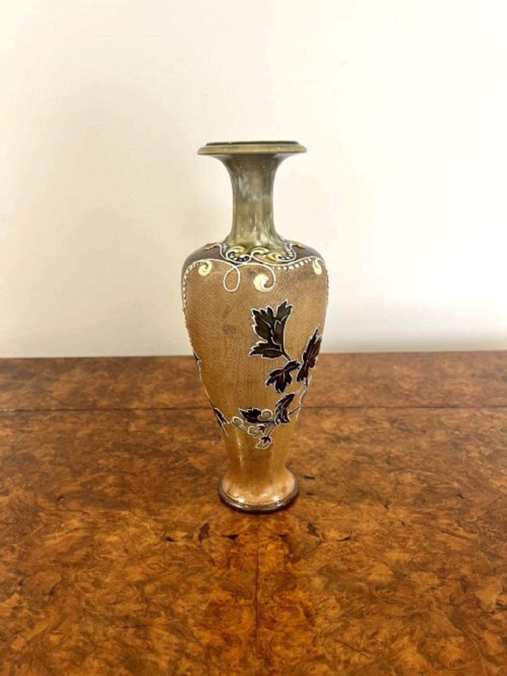 Fantastic quality antique Doulton vase  For Sale 1