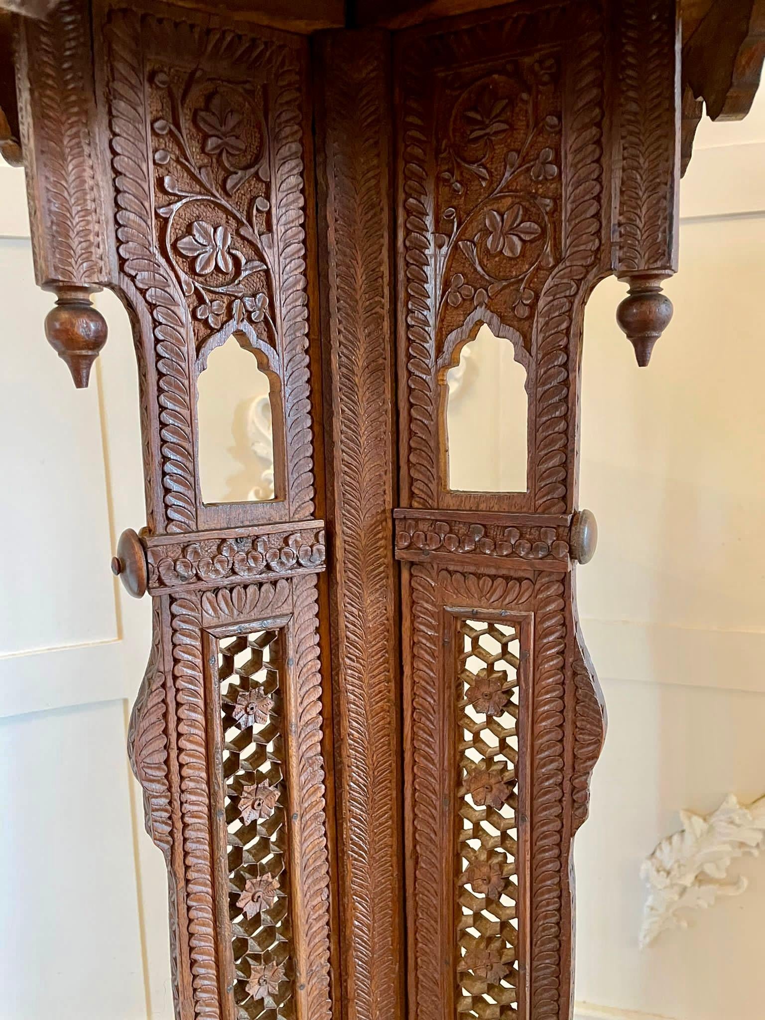 Fantastic Quality Antique Edwardian Carved Plant Stand For Sale 8