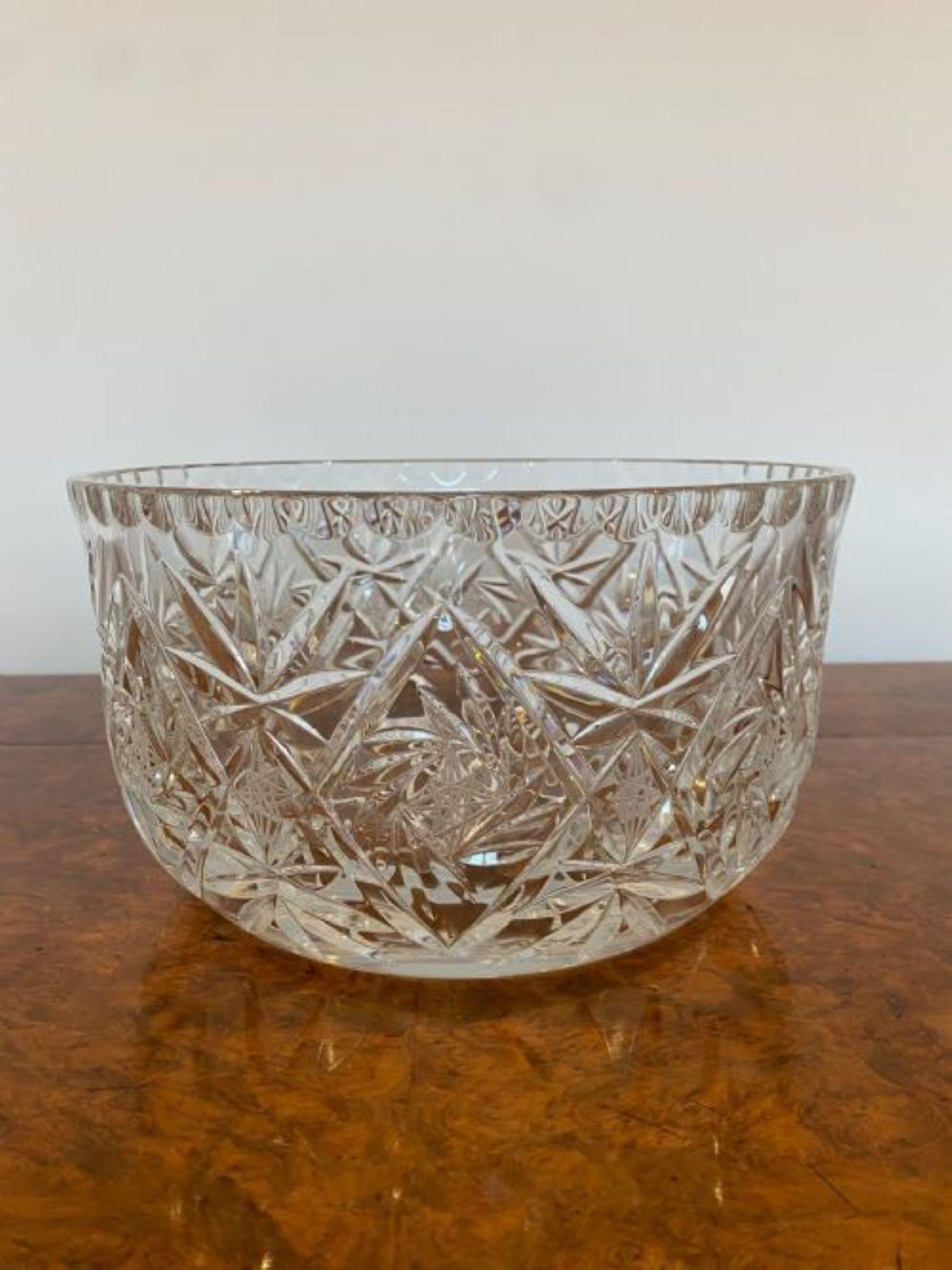 antique glass fruit bowl