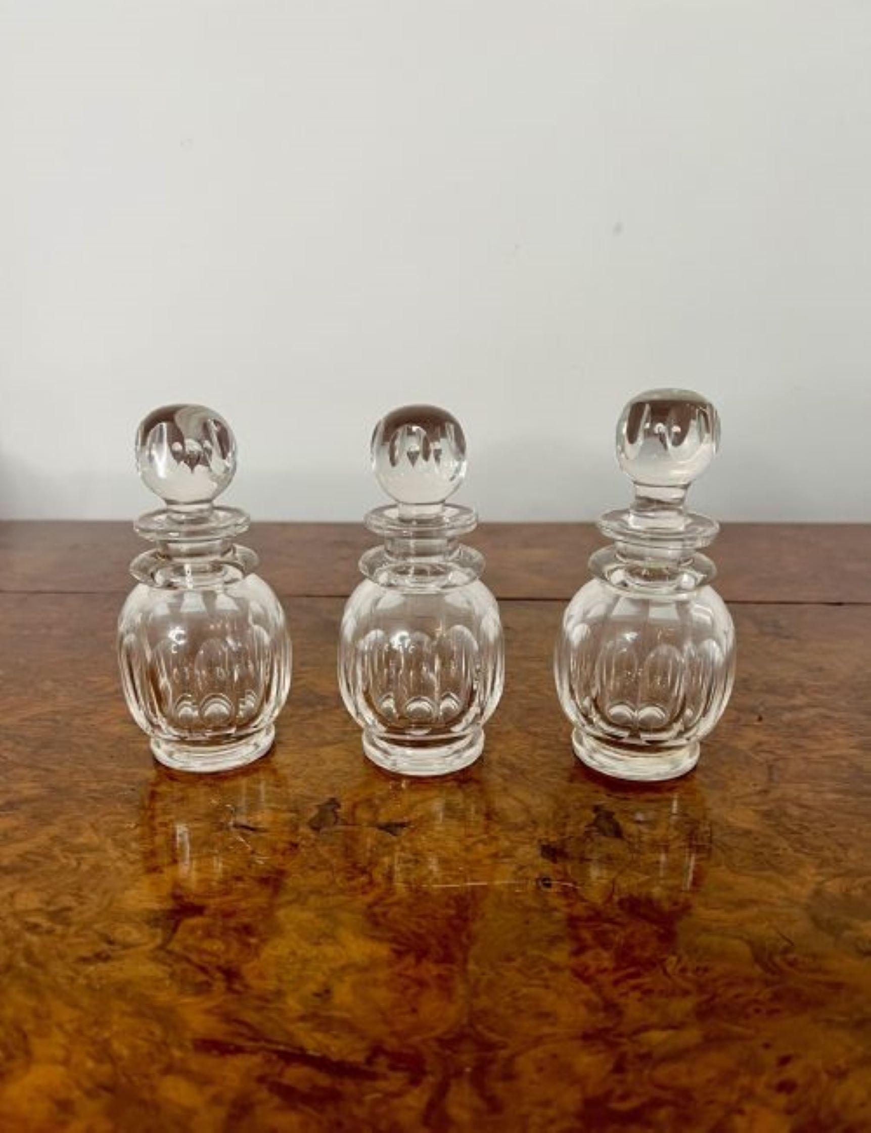 Fantastico set di ampolle in argento edoardiano di alta qualità  In condizioni buone in vendita a Ipswich, GB