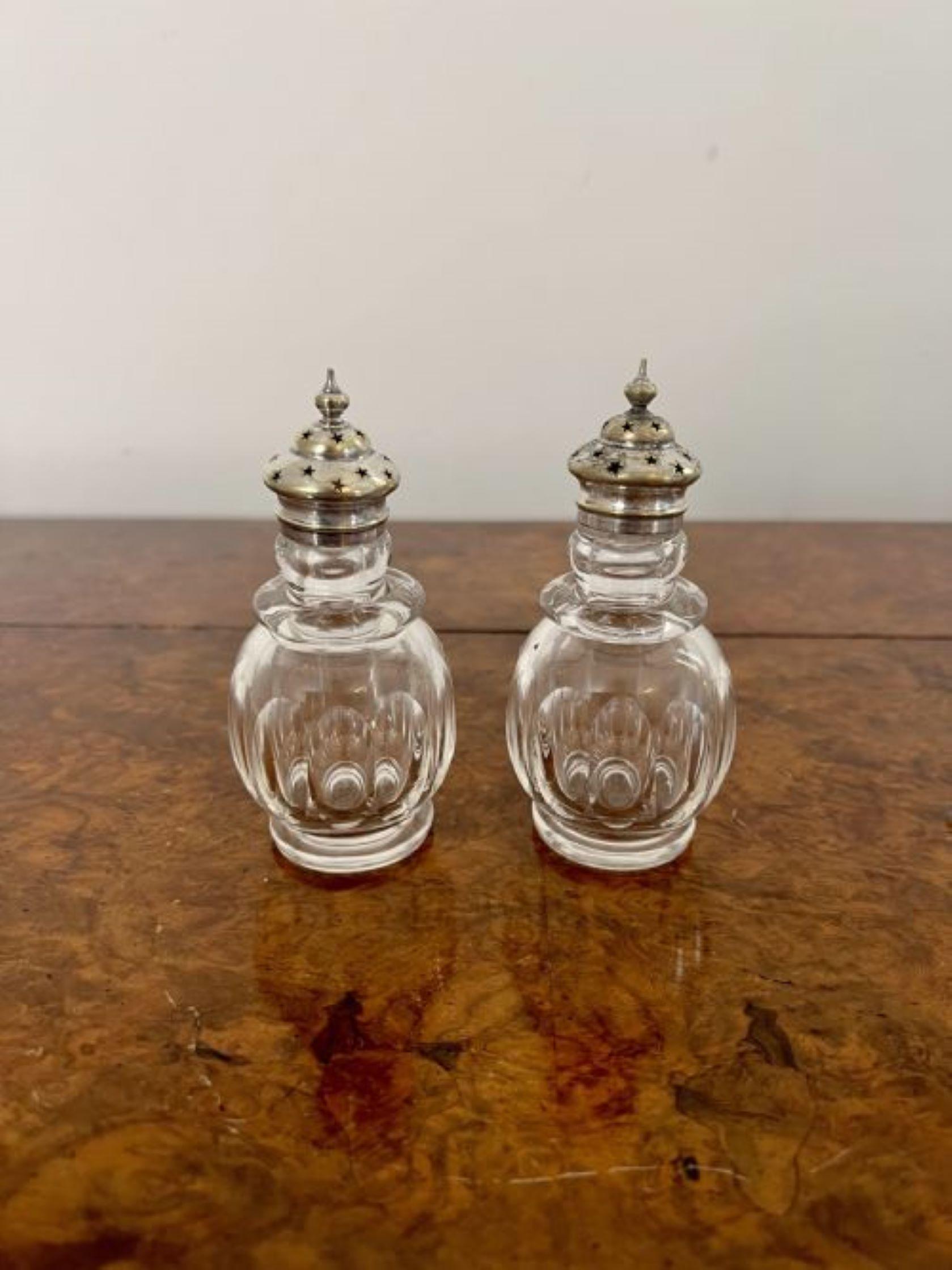 XX secolo Fantastico set di ampolle in argento edoardiano di alta qualità  in vendita