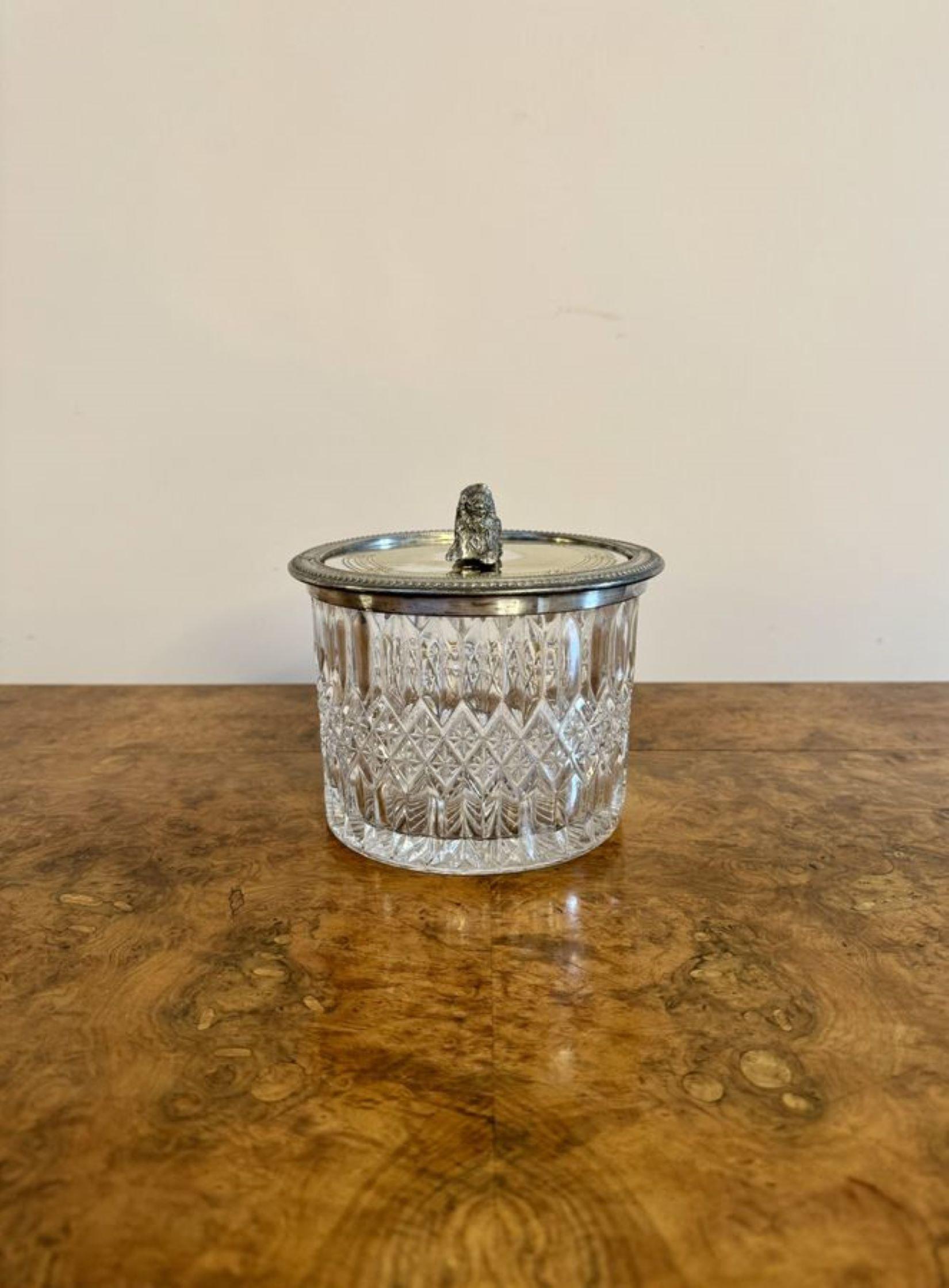 Fantastic quality antique Edwardian silver plated ice bucket  In Good Condition For Sale In Ipswich, GB