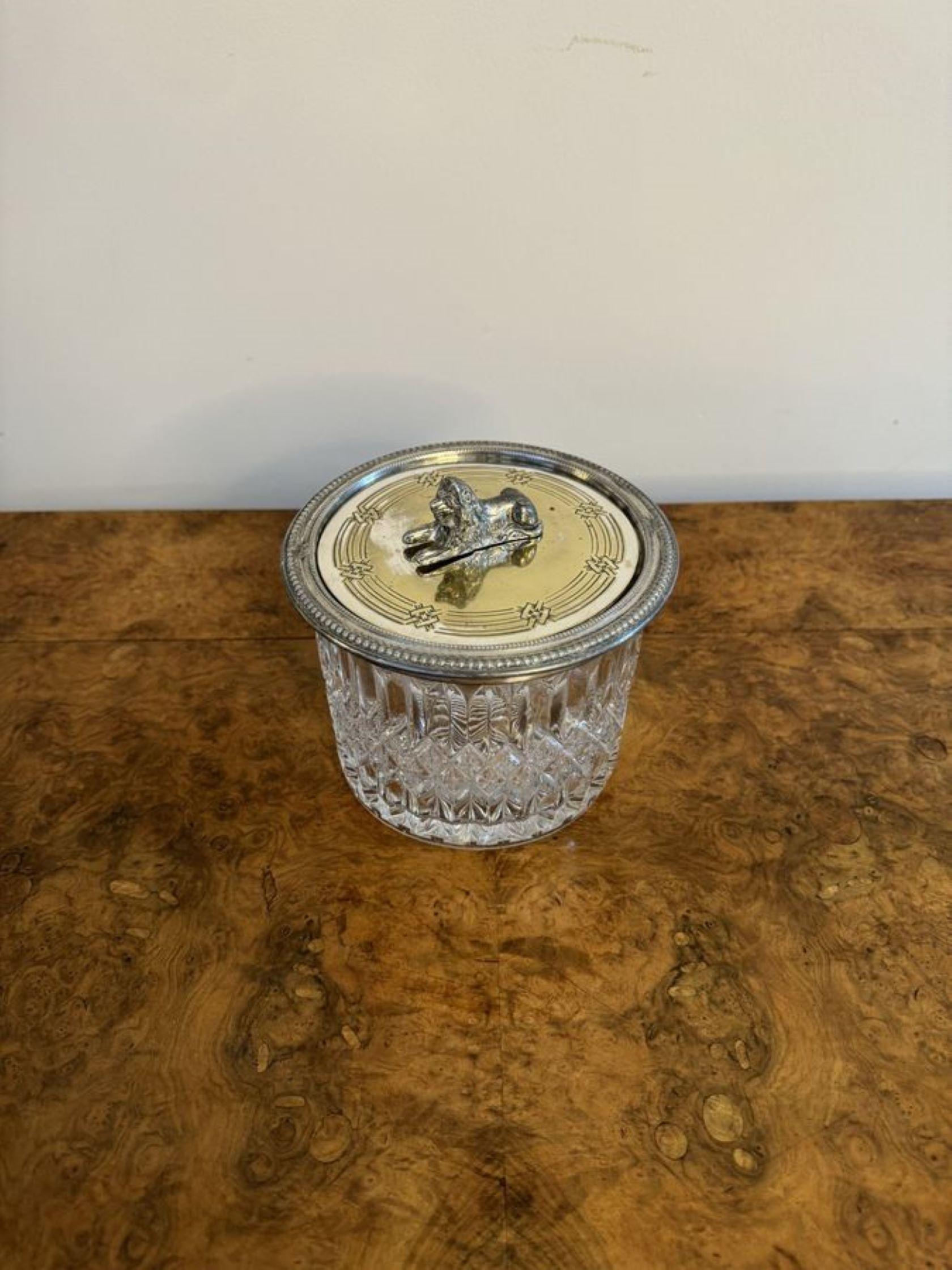 Silver Plate Fantastic quality antique Edwardian silver plated ice bucket  For Sale