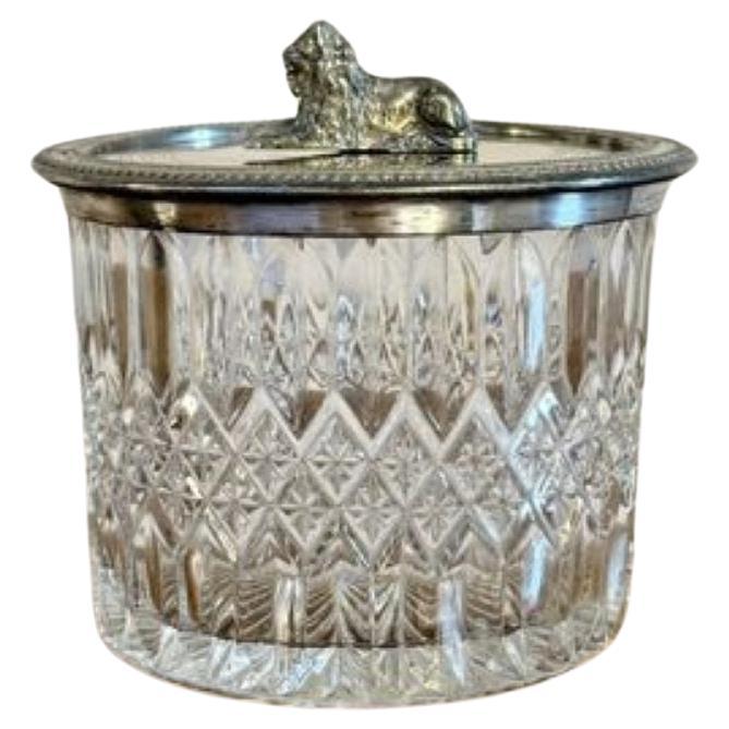 Fantastic quality antique Edwardian silver plated ice bucket  For Sale
