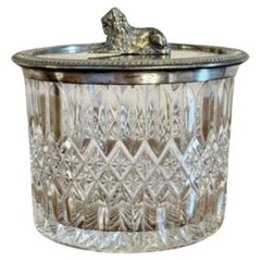 Fantastic quality antique Edwardian silver plated ice bucket 
