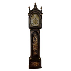 Fantastic quality Antique George III lacquered and chinoiserie longcase clock