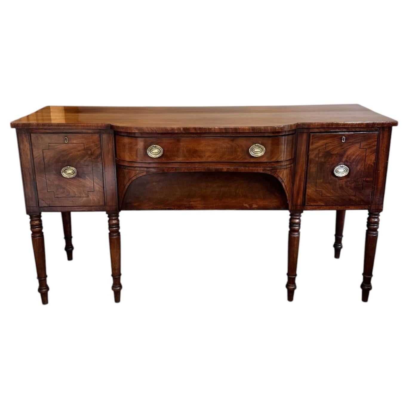 Fantastic quality antique George III mahogany sideboard For Sale
