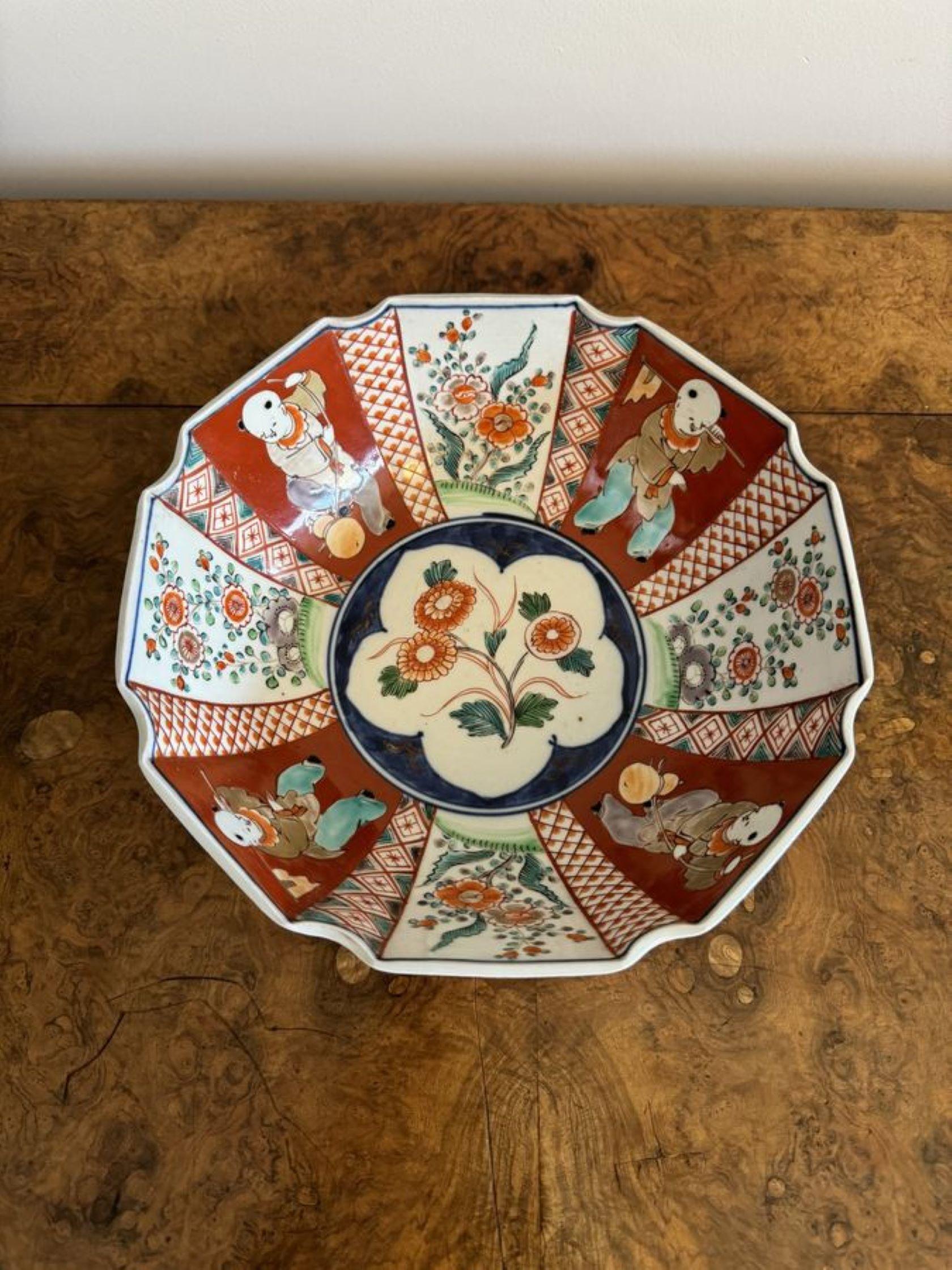 Ceramic Fantastic quality antique Japanese imari bowl For Sale