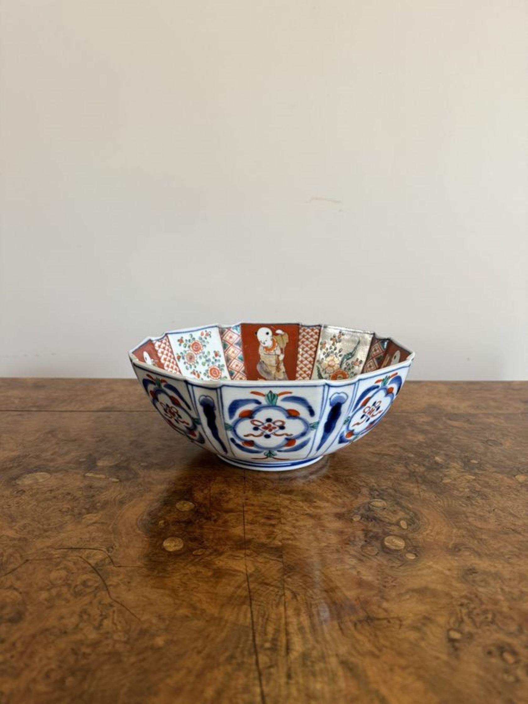 Fantastic quality antique Japanese imari bowl For Sale 2
