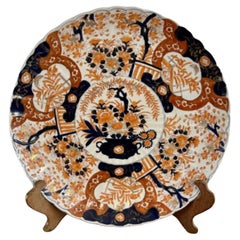 Piatto grande imari giapponese antico di qualità fantastica