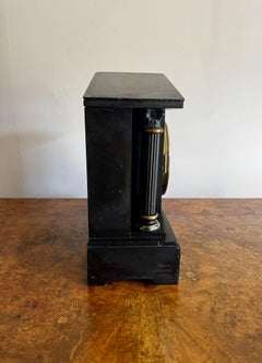 Reloj de sobremesa antiguo de mármol de fantástica calidad