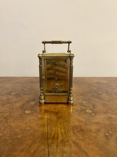 Fantastic quality antique Victorian brass carriage clock