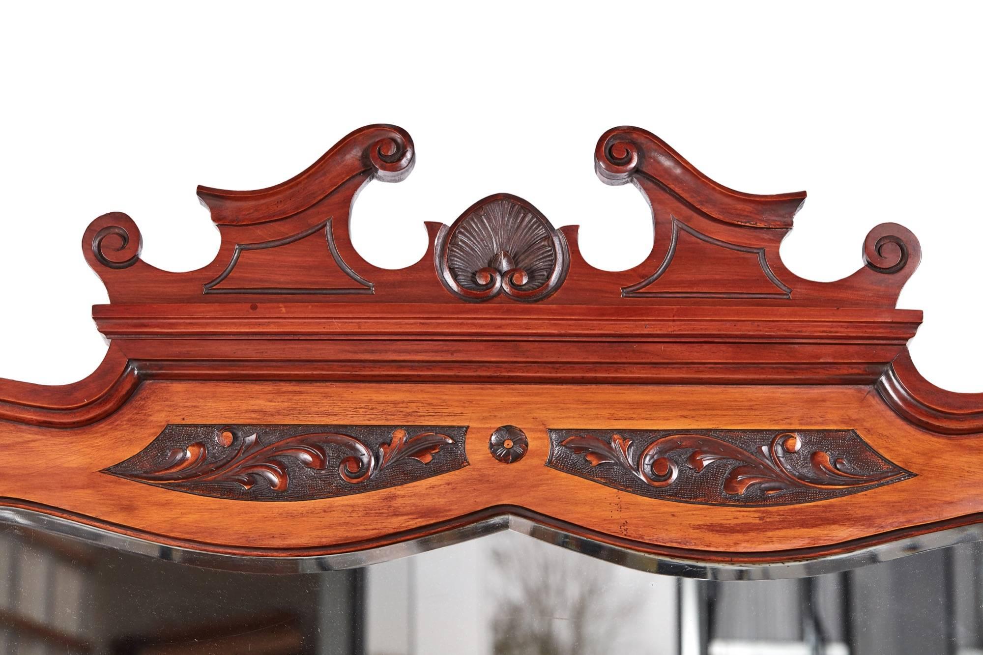 19th Century Fantastic Quality Antique Victorian Carved Walnut Sideboard For Sale