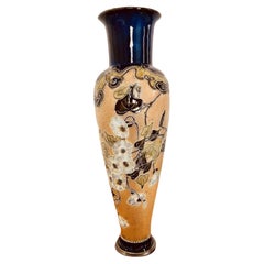 Fantastic quality antique Victorian Doulton patent vase