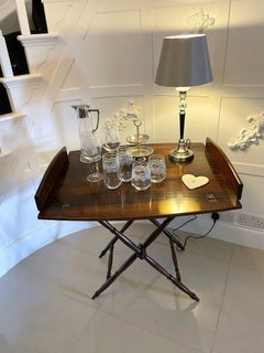 Fantastic Quality Antique Victorian Rosewood Butler’s Tray on Stand