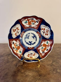 Fantastic quality collection of five antique Japnese imari plates