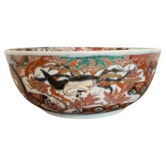 Fantastic quality large antique Japanese Imari bowl
