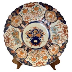 Großer antiker japanischer Imari-Teller in fantastischer Qualität