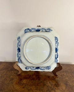 Fantastic quality large antique Japanese imari square plate