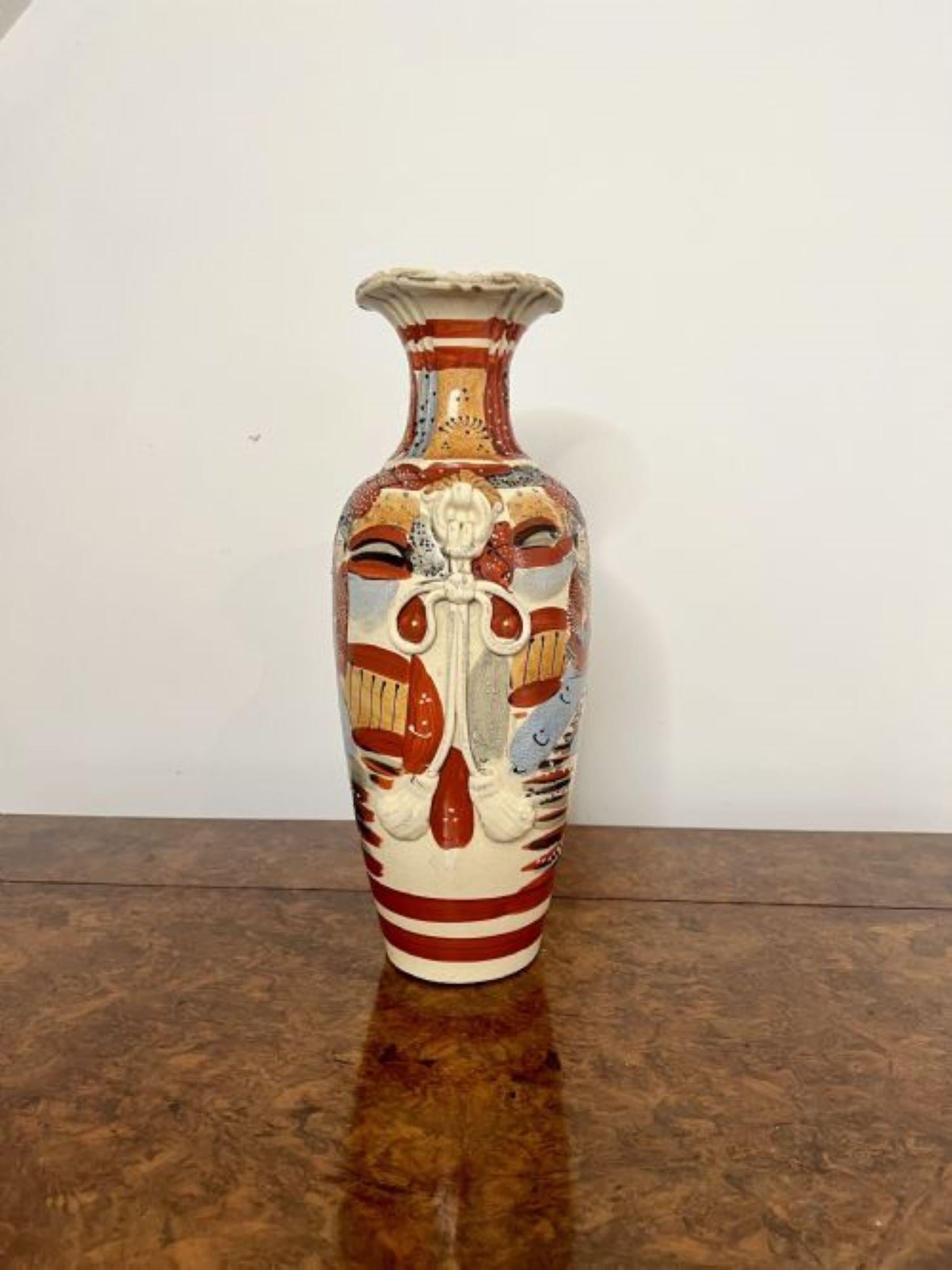 Fantastic quality large antique Satsuma vase  For Sale 1