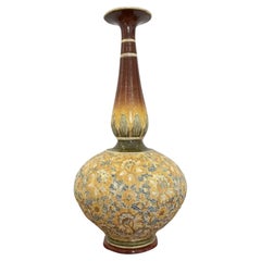 Fantastic quality large antique Victorian Doulton Lambeth vase 