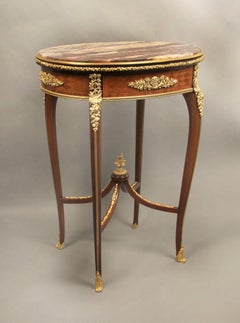 Fantastic Quality Late 19th Century Gilt Bronze-Mounted Lamp Table