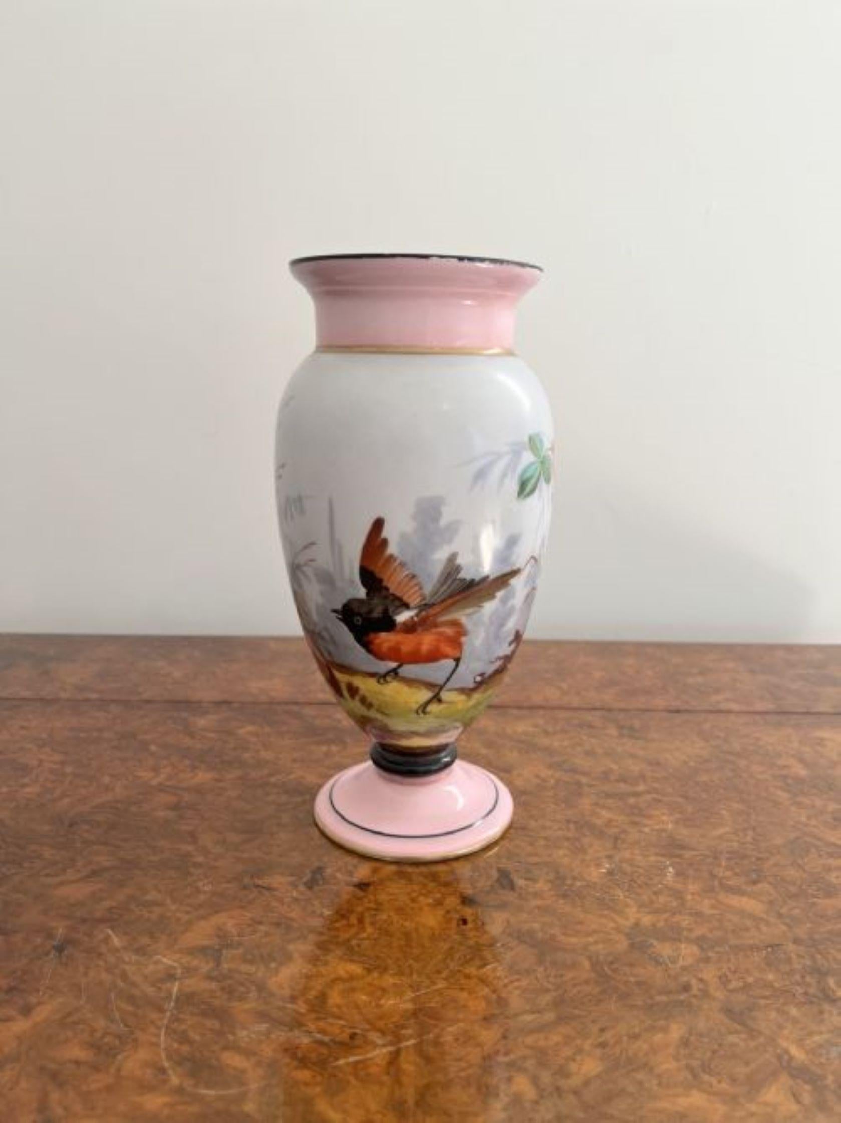 Fantastic quality pair of antique Victorian porcelain vases For Sale at