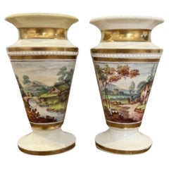 Fantastic quality pair of antique victorian spill vases 
