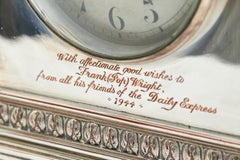 Fantastic Quality Silver Plated Desk Clock