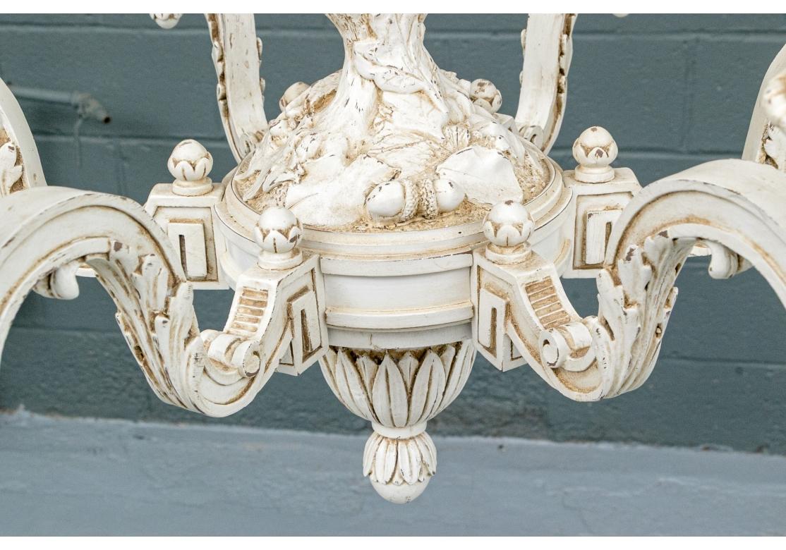 Fantastic Rabbit Figural Six Light Chandelier For Sale 7