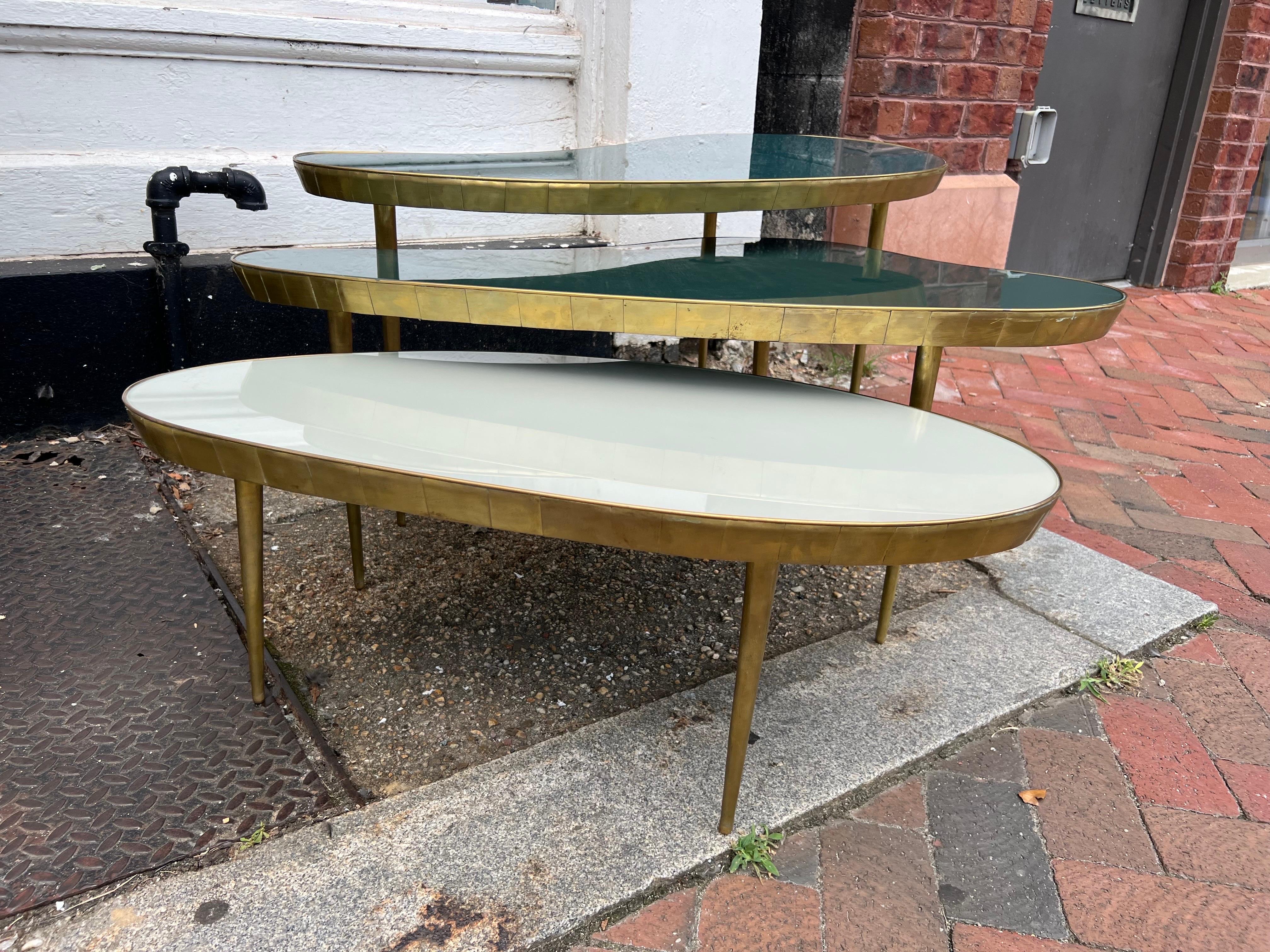 Fantastic Set of Mid-Century Italian “Nesting” Coffee Tables 5