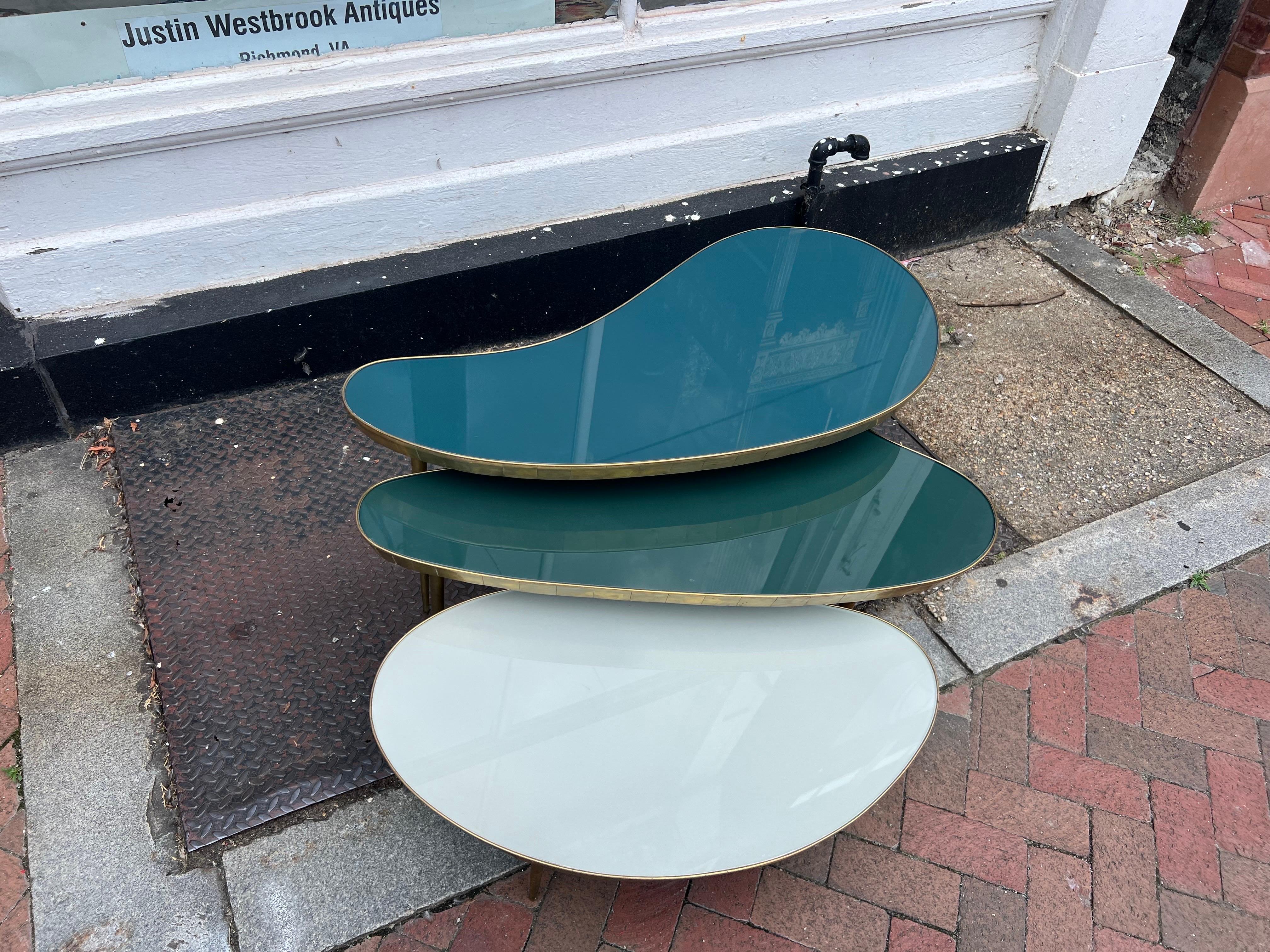 Fantastic Set of Mid-Century Italian “Nesting” Coffee Tables 3