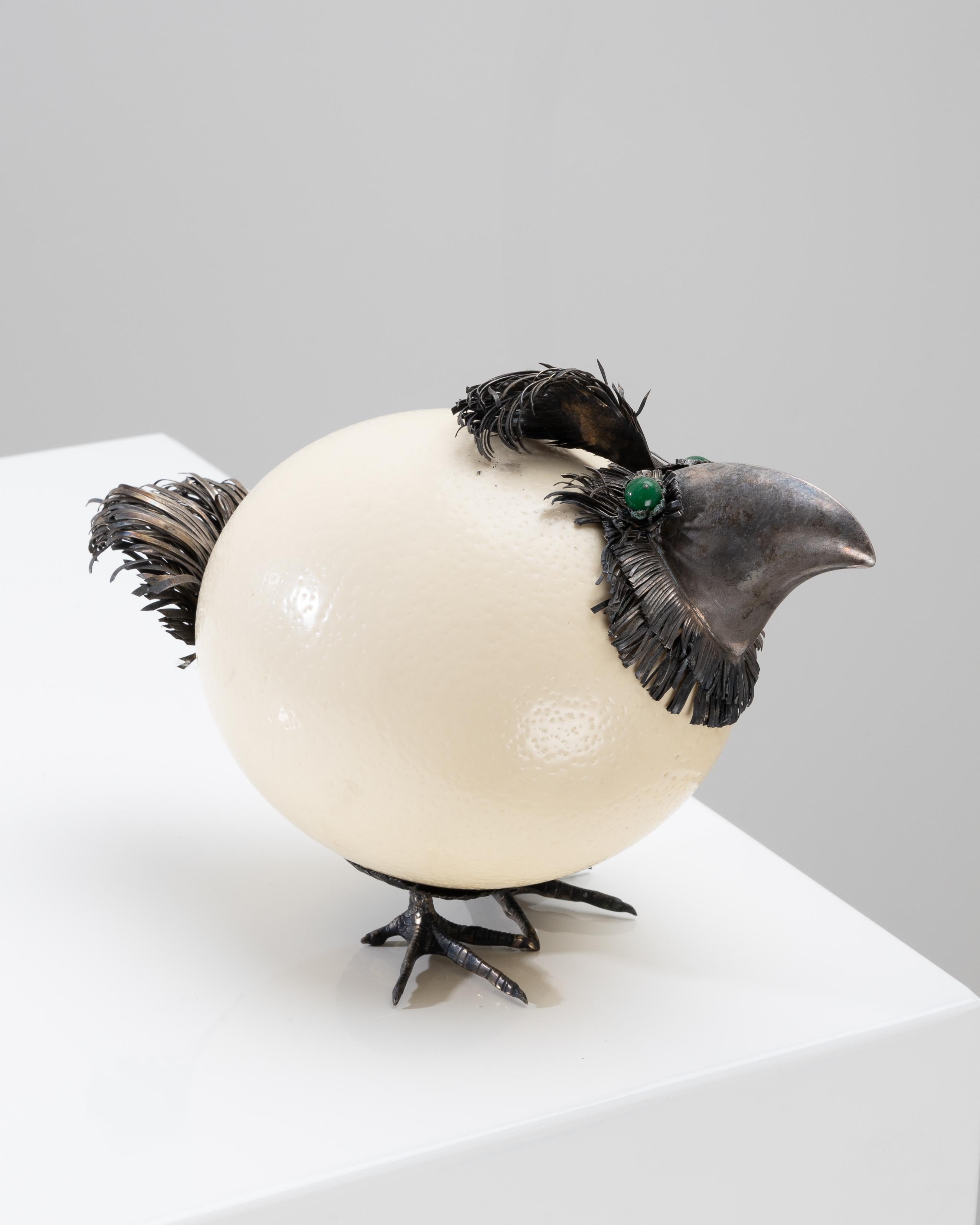 Mid-Century Modern Fantastic silver bird by Gabriele De Vecchi, Milano For Sale
