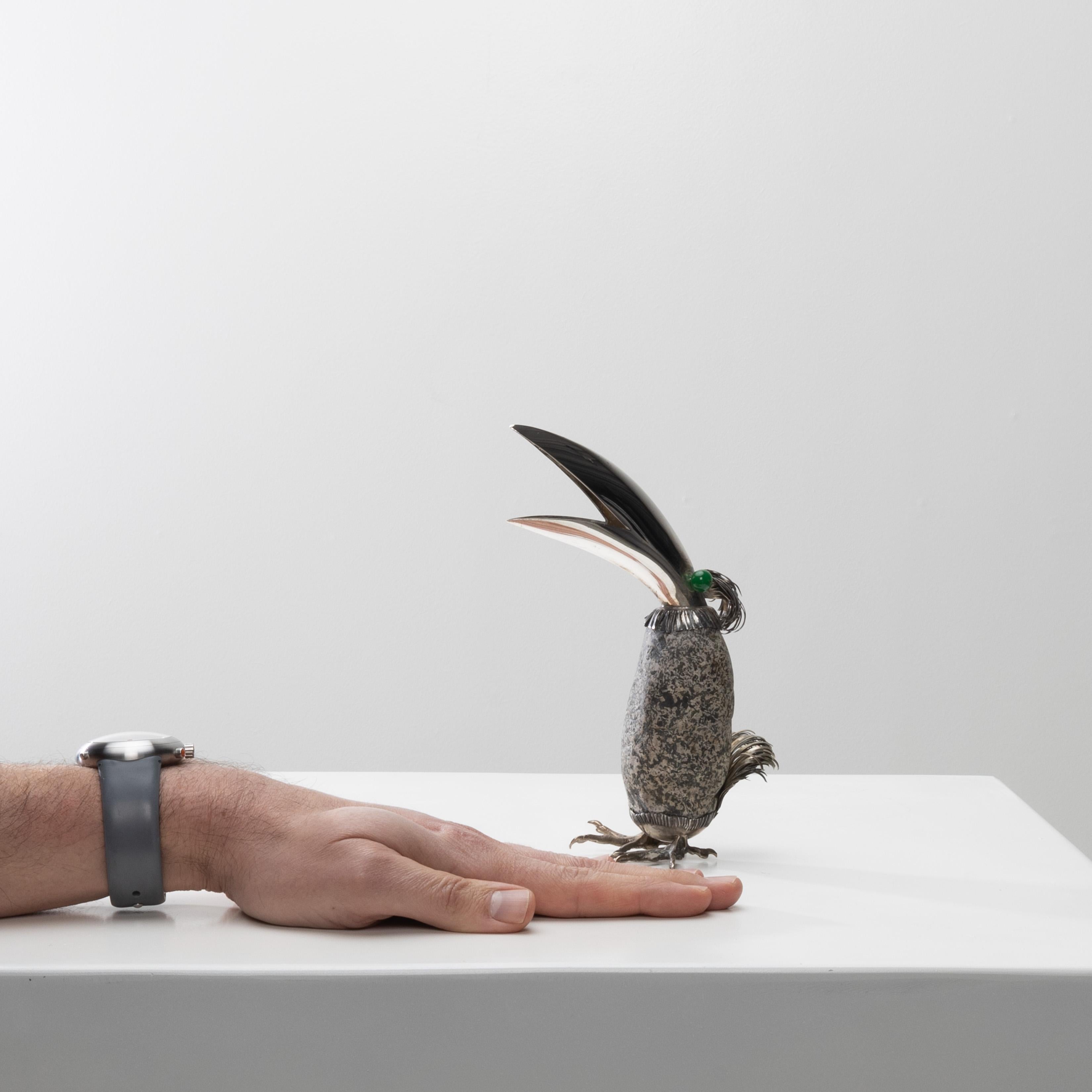 Fantastico uccello d'argento (tucano) di Gabriele De Vecchi, Milano in vendita 1