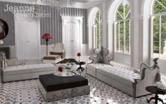 Fantastic Sofa Frame Made of Solid Timber Steel Pipe Wood Tassel Tiebacks