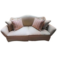 Fantastic Southwood & Co. Camel Back Sofa, Neutral Upholstery